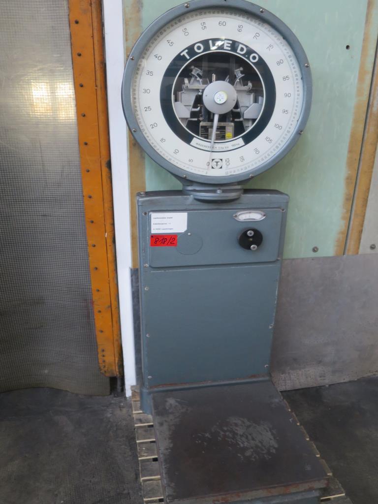 Used Toledo platform scale w. pointer for Sale (Auction Premium) | NetBid Industrial Auctions