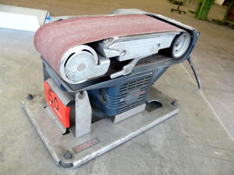 Used Bosch GBS 100 AE belt sander for Sale Auction Premium