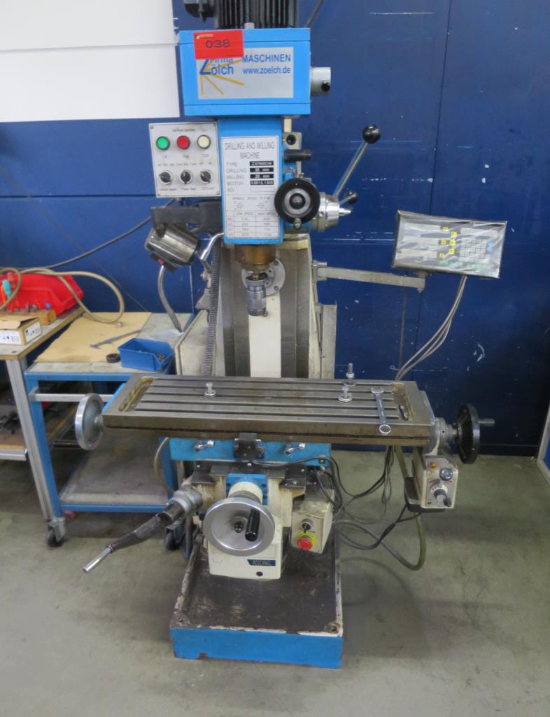Used Zölch ZX 7550 CW drilling and milling machine for Sale 