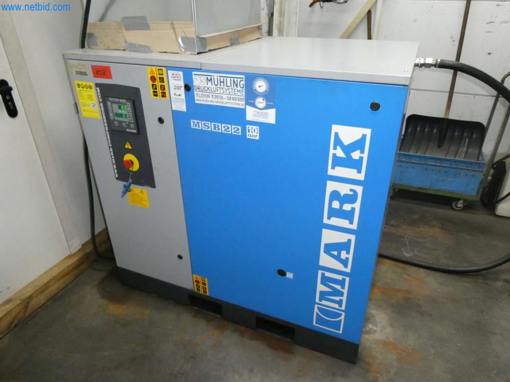 Used Mark MSB22/10 Screw compressor for Sale (Trading Premium) | NetBid Industrial Auctions