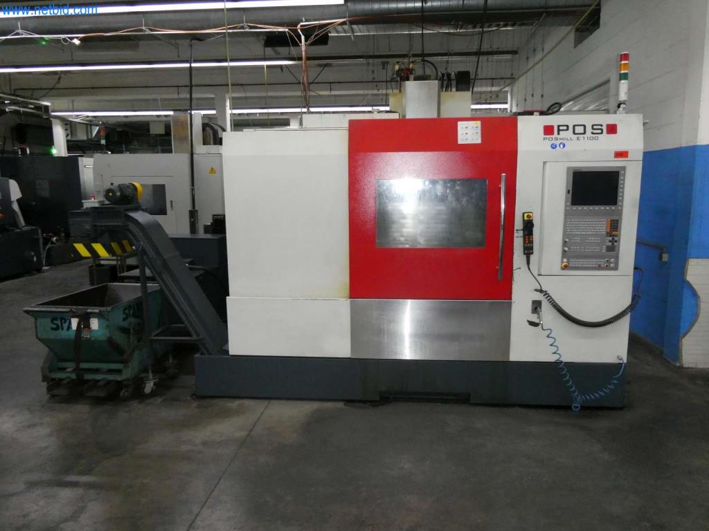 Used POSmill E1100 CNC machining center for Sale (Trading Premium) | NetBid Industrial Auctions