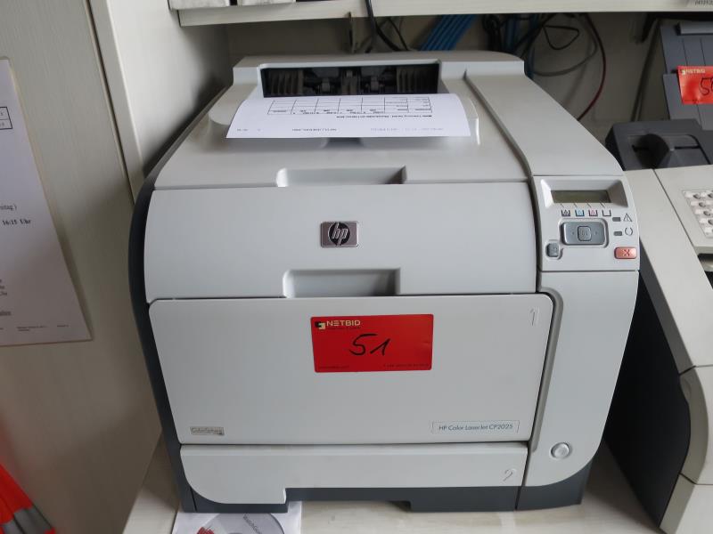 Used HP Color-LaserJet 2025 Laser printer for Sale (Auction Premium) | NetBid Industrial Auctions