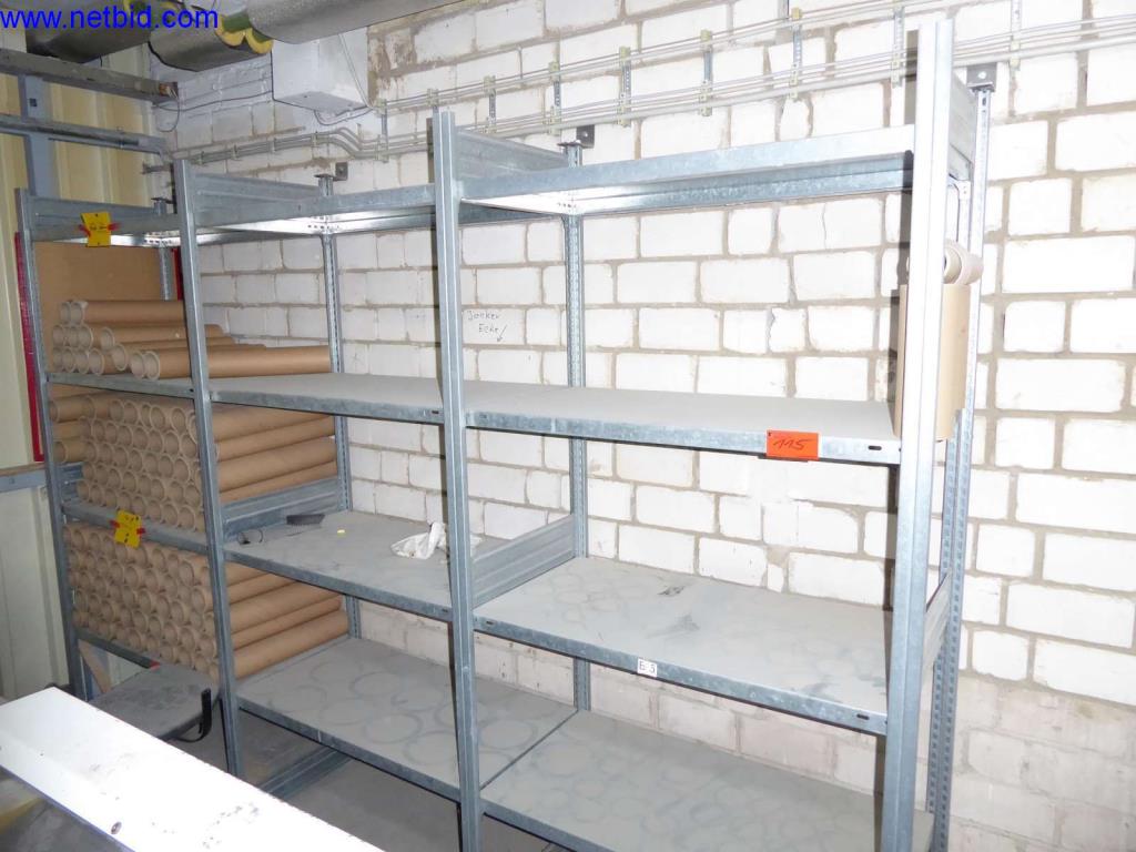 Used 4 lfm. Boltless shelving for Sale (Auction Premium) | NetBid Industrial Auctions