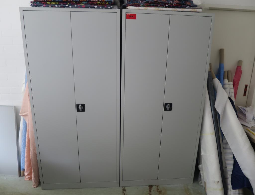 Used 2 sheet steel cabinets for Sale (Auction Premium) | NetBid Industrial Auctions