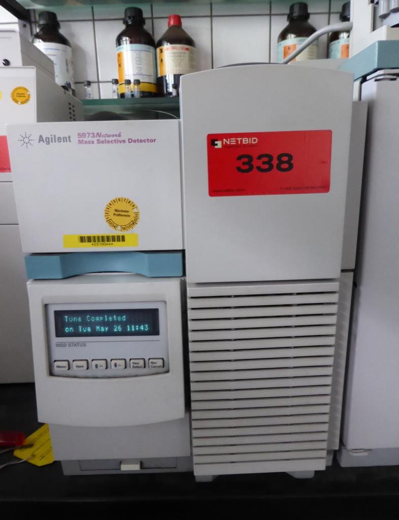 Agilent 5973 Mass Selective Detector Analysegerät gebraucht kaufen (Auction Premium) | NetBid Industrie-Auktionen