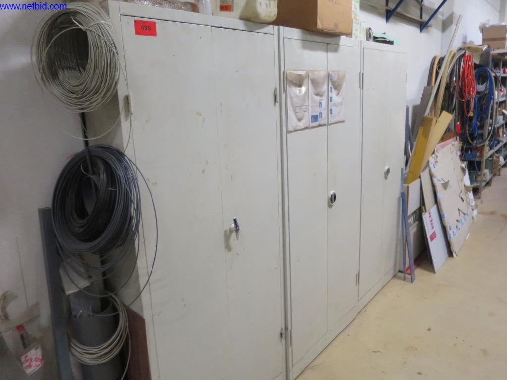 Used 3 Sheet steel cupboards for Sale (Auction Premium) | NetBid Industrial Auctions