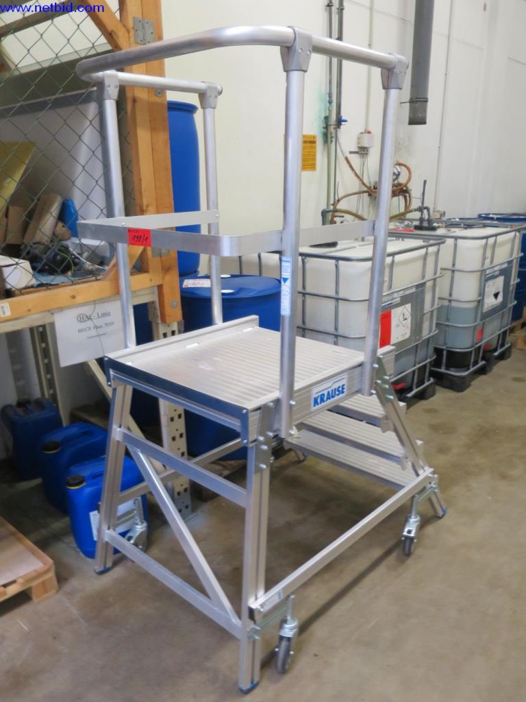 Used Krause Storage and retrieval ladder for Sale (Auction Premium) | NetBid Industrial Auctions