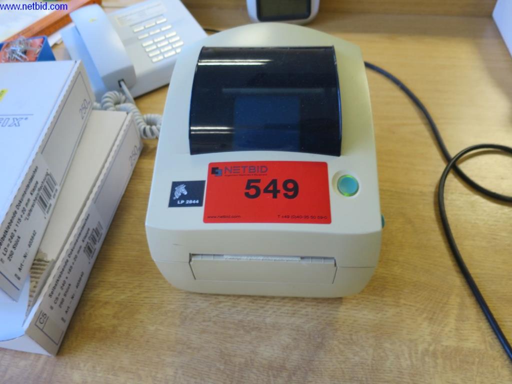 Used Zebra LT 2844 Label printer for Sale (Auction Premium) | NetBid Industrial Auctions