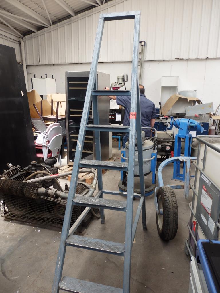 Used 6-step metallic ladder for Sale (Auction Premium) | NetBid Industrial Auctions