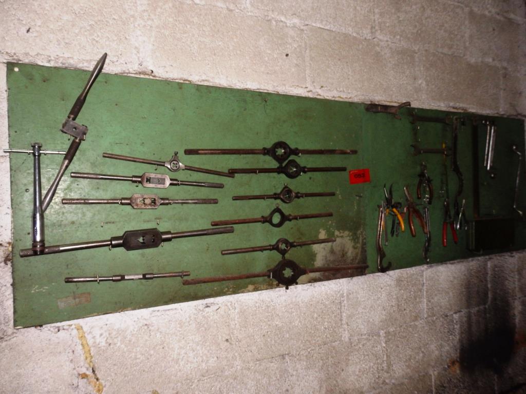 Used Wood Board w/ various tools for Sale (Trading Premium) | NetBid Industrial Auctions