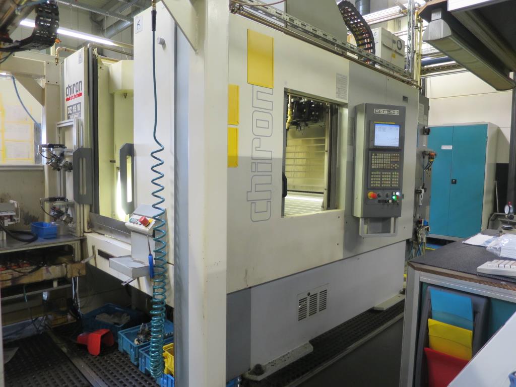 Used Chiron DZ 15 W CNC double-spindle machining center (vertical); nº de serie 258-58 for Sale (Trading Premium) | NetBid Industrial Auctions