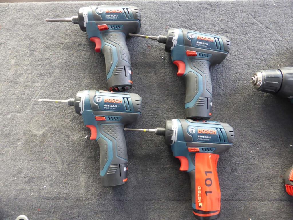 Used Bosch GSR10,8-LI 4 Cordless screwdriver for Sale (Auction Premium) | NetBid Industrial Auctions