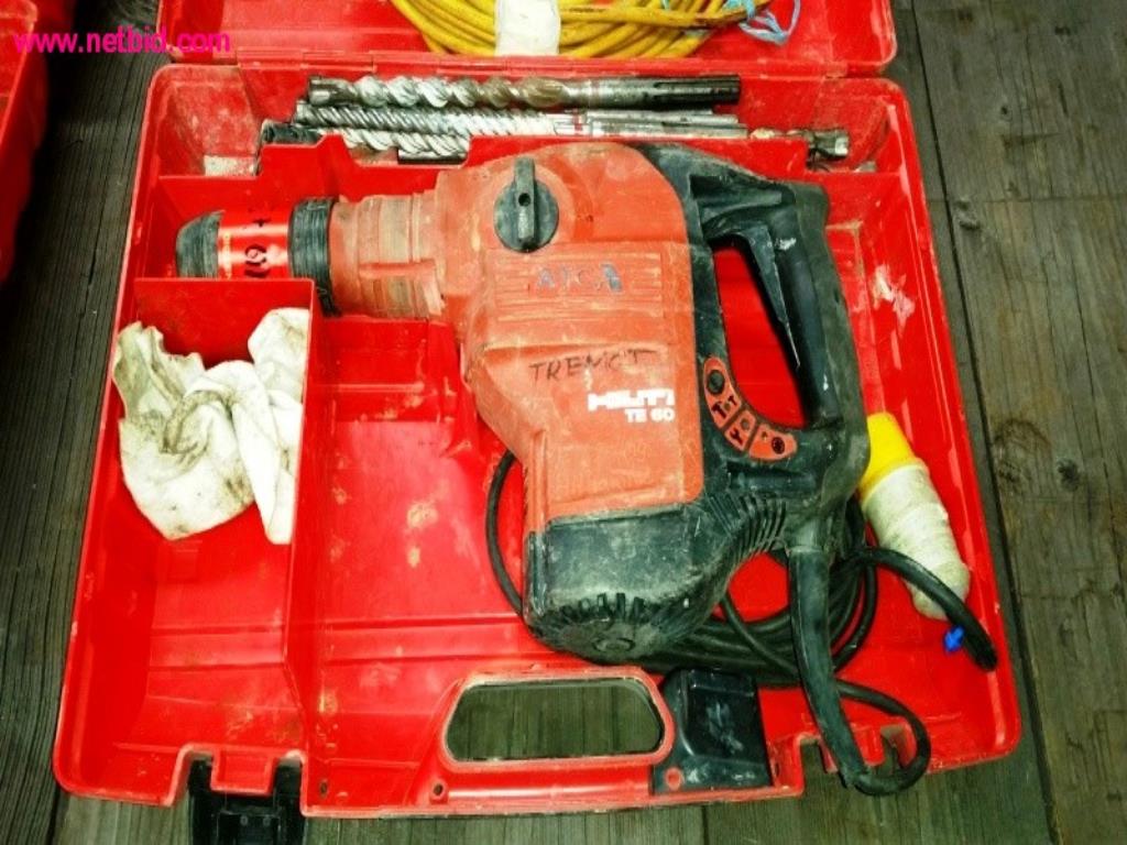 Used Hilti TE 60 Demolition hammer for Sale (Auction Premium) | NetBid Industrial Auctions