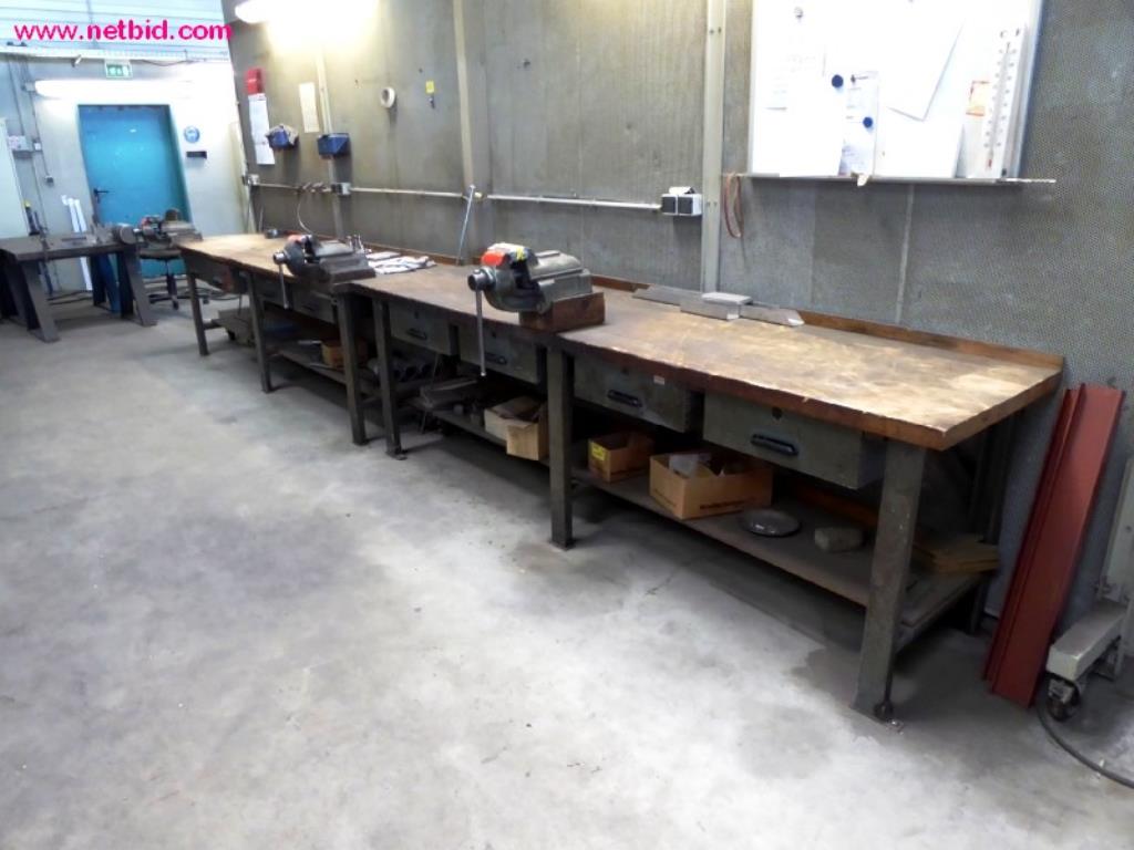 Used 2 Workbenches for Sale (Auction Premium) | NetBid Industrial Auctions