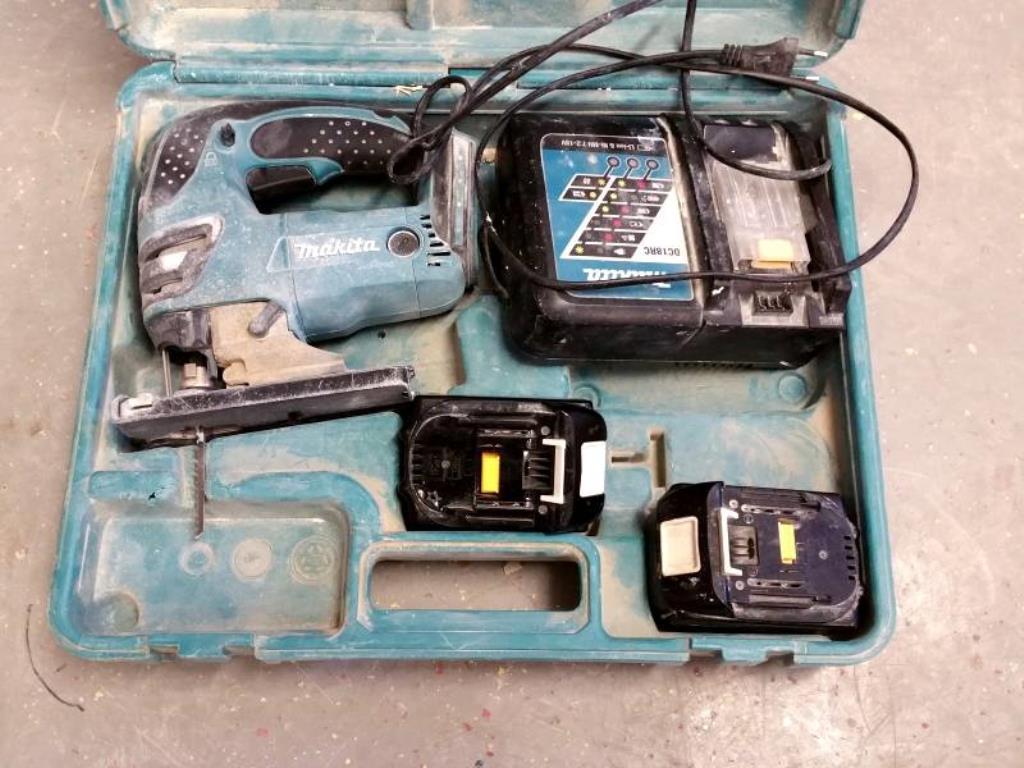 Used Makita BJV180 Cordless pendulum action jigsaw for Sale (Auction Premium) | NetBid Industrial Auctions