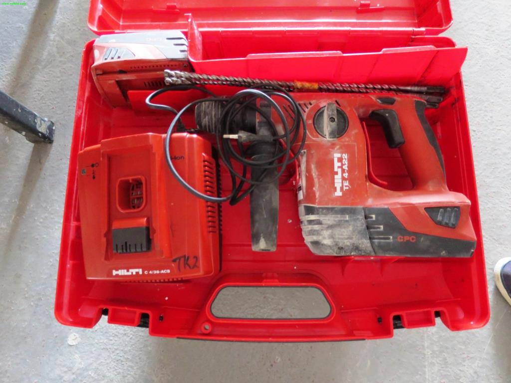 Used Hilti TE4-A22 Akumulatorsko kombinirano kladivo for Sale (Auction Premium) | NetBid Slovenija