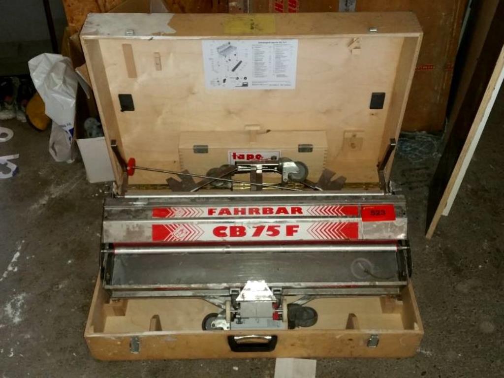 Used Tapofix CB75F Tapeziermaschine for Sale (Trading Premium) | NetBid Industrial Auctions