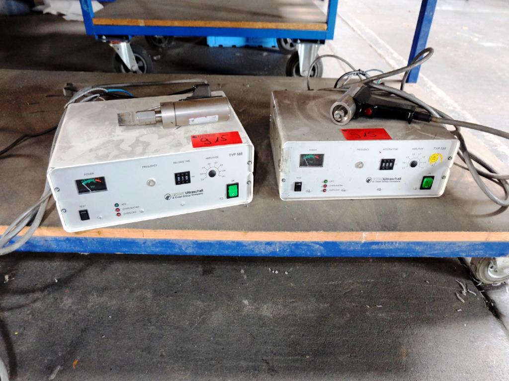 Used KLN 588 2 Ultrasonic welding machines for Sale (Auction Premium) | NetBid Industrial Auctions