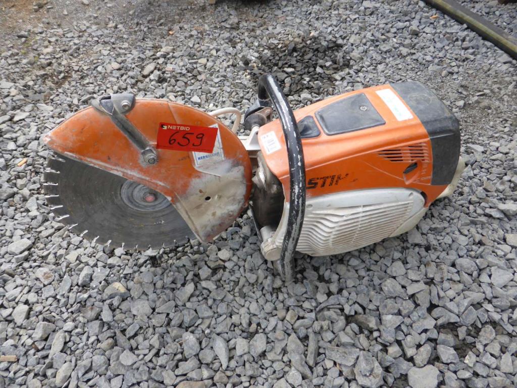 Used Stihl TS 700 concrete saw for Sale (Auction Premium) | NetBid Industrial Auctions