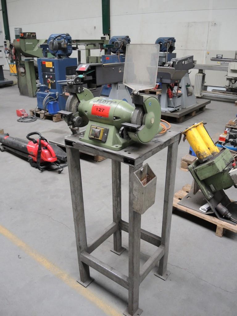 Used Plott TS175SW double-sided stand grinder, #127 for Sale (Auction Premium) | NetBid Industrial Auctions