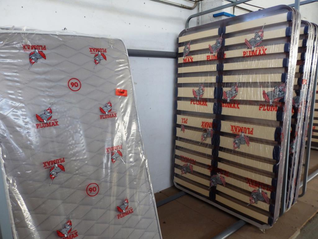 Used Batch of 3 Bed frames and 3 mattresses for Sale (Auction Premium) | NetBid Industrial Auctions