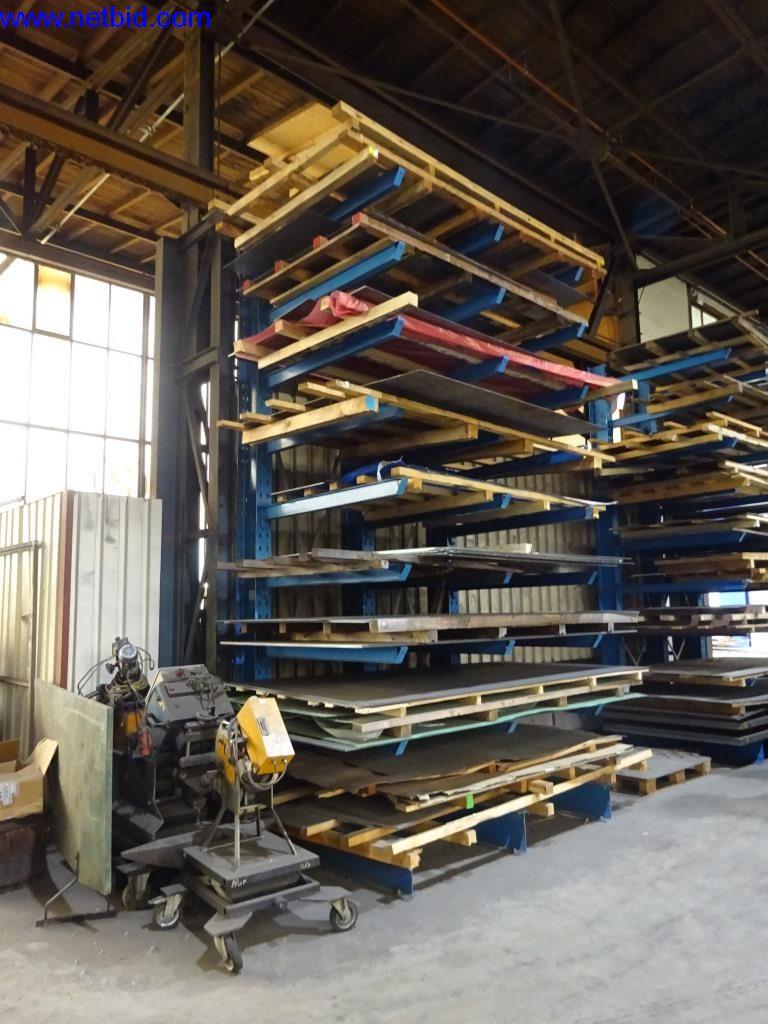 Used Ohra Kragarm 60 Cantilever racking (blue) for Sale (Auction Premium) | NetBid Industrial Auctions
