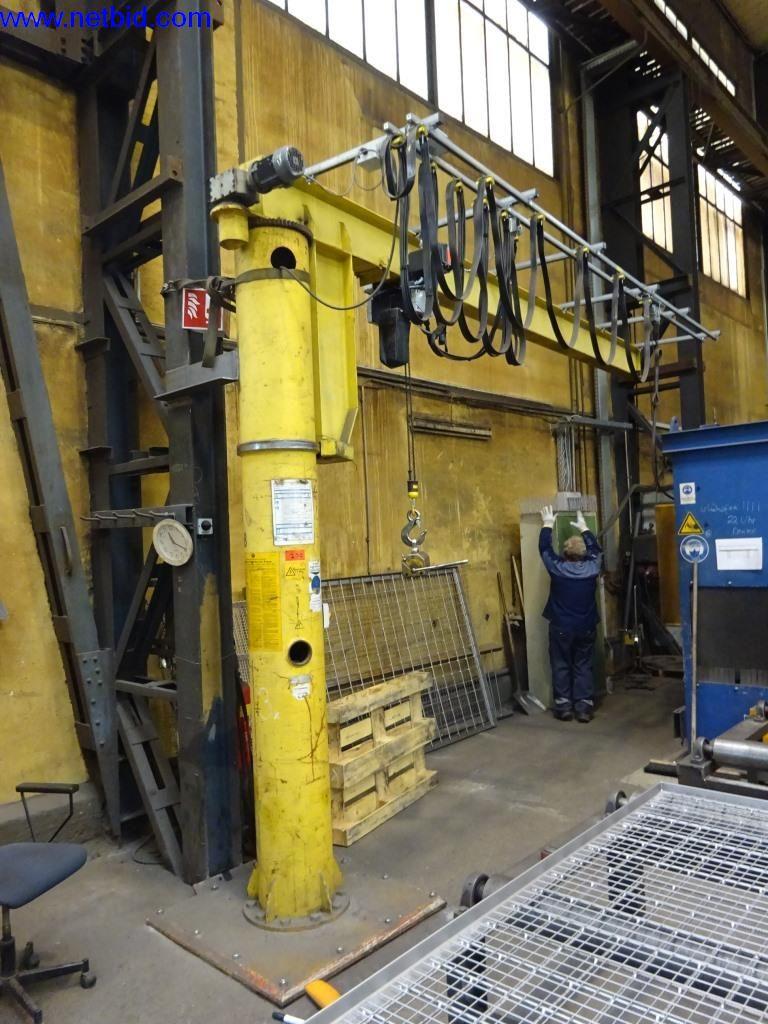Used Stahl WSE360x4000 Column mounted slewing crane (28) for Sale (Auction Premium) | NetBid Industrial Auctions