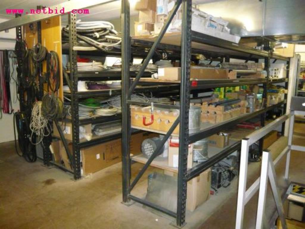 Used 12 lin. m. heavy-duty rack for Sale (Auction Premium) | NetBid Industrial Auctions
