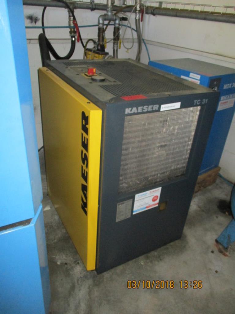 Used Kaeser TC31 refrigeration dryer for Sale (Auction Premium) | NetBid Industrial Auctions