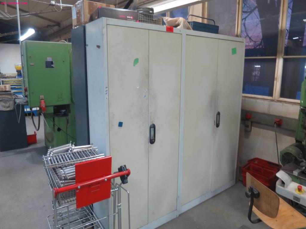 Used 2 Sheet steel cabinets for Sale (Auction Premium) | NetBid Industrial Auctions