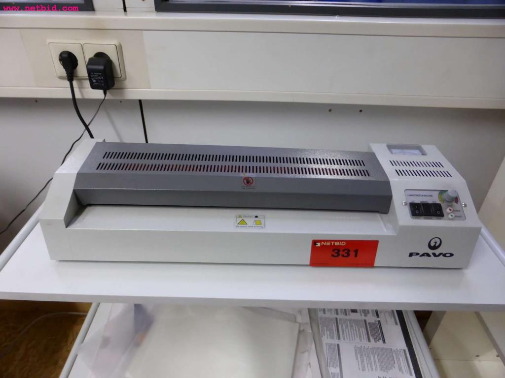 Used PAVO Laminating machine for Sale (Auction Premium) | NetBid Industrial Auctions