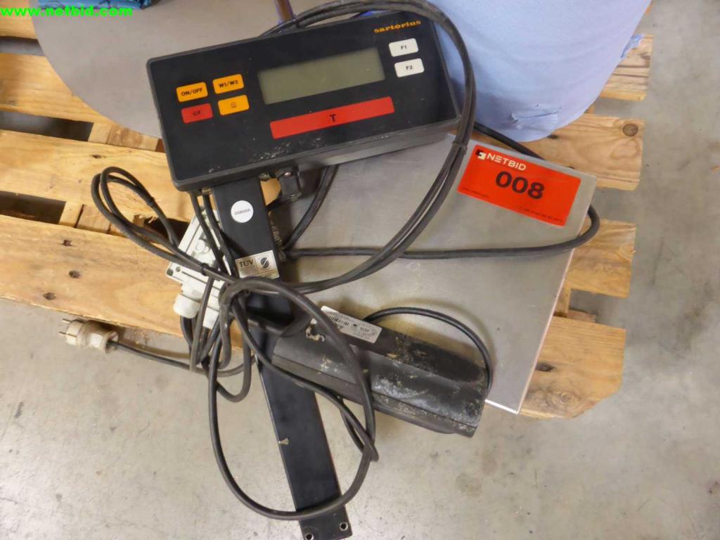 Used Satorius digital platform scale for Sale (Trading Premium) | NetBid Industrial Auctions