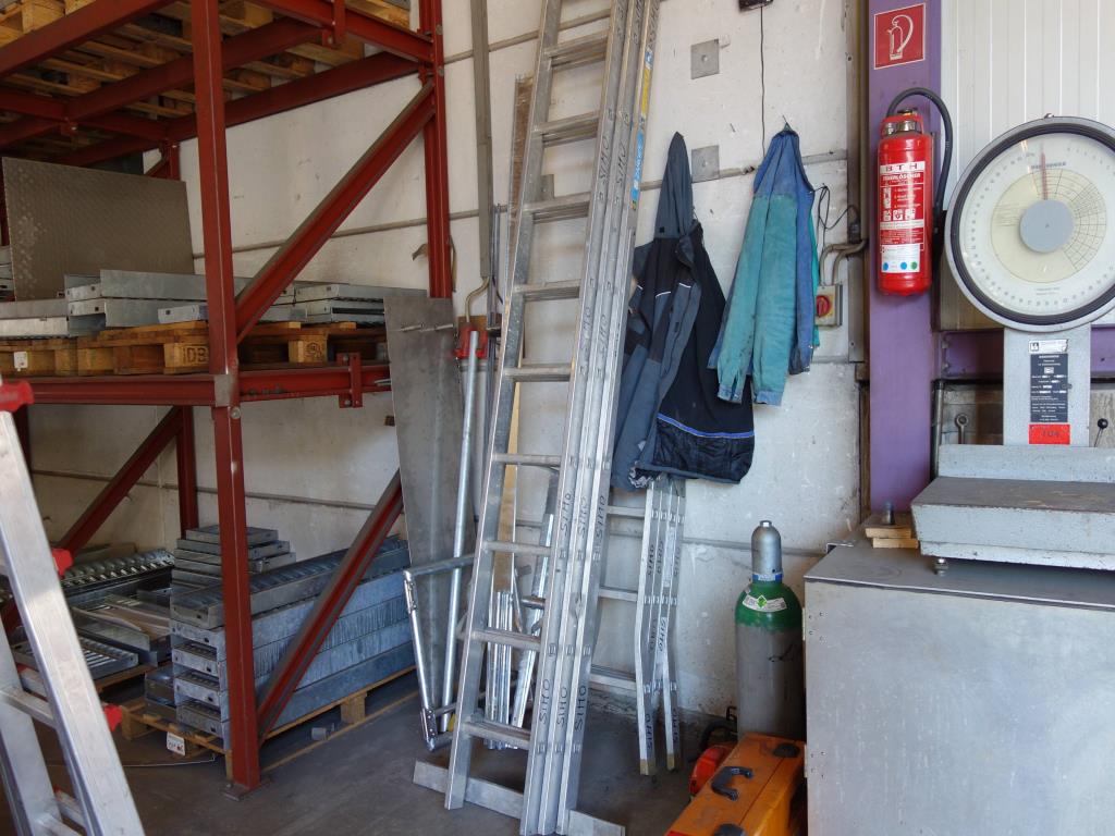 Used Zarges Aluminum extension ladder for Sale (Auction Premium) | NetBid Industrial Auctions