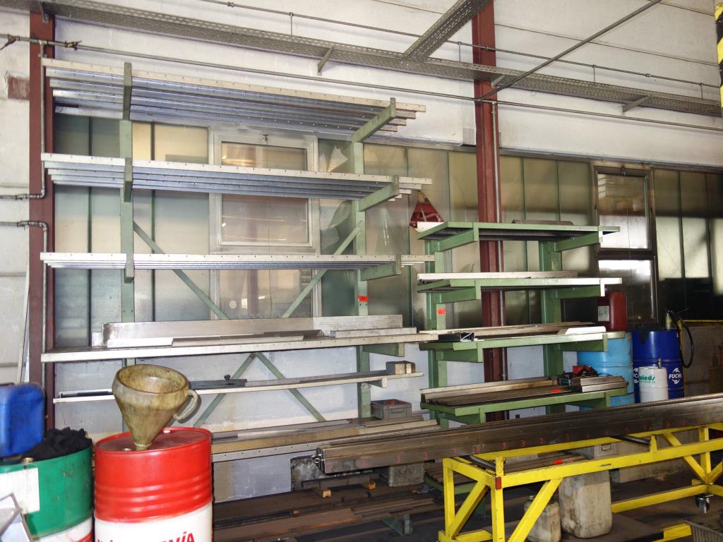 Used 2 Cantilever racking for Sale (Auction Premium) | NetBid Industrial Auctions