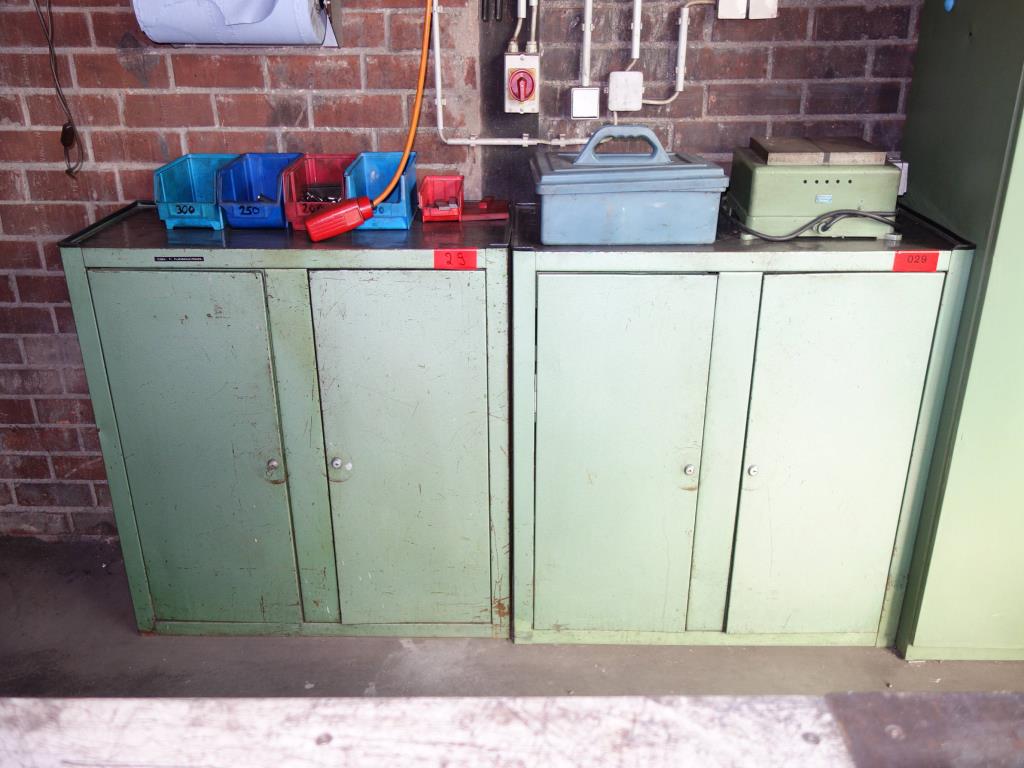 Used 2 Sheet steel cabinets for Sale (Auction Premium) | NetBid Industrial Auctions