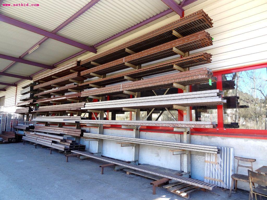 Used Single-sided cantilever rack for Sale (Auction Premium) | NetBid Industrial Auctions