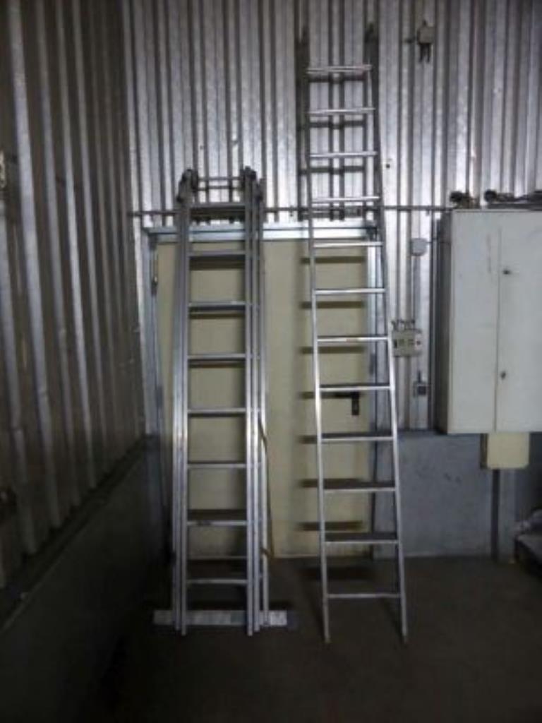 Used Aluminum extension ladder for Sale (Auction Premium) | NetBid Industrial Auctions