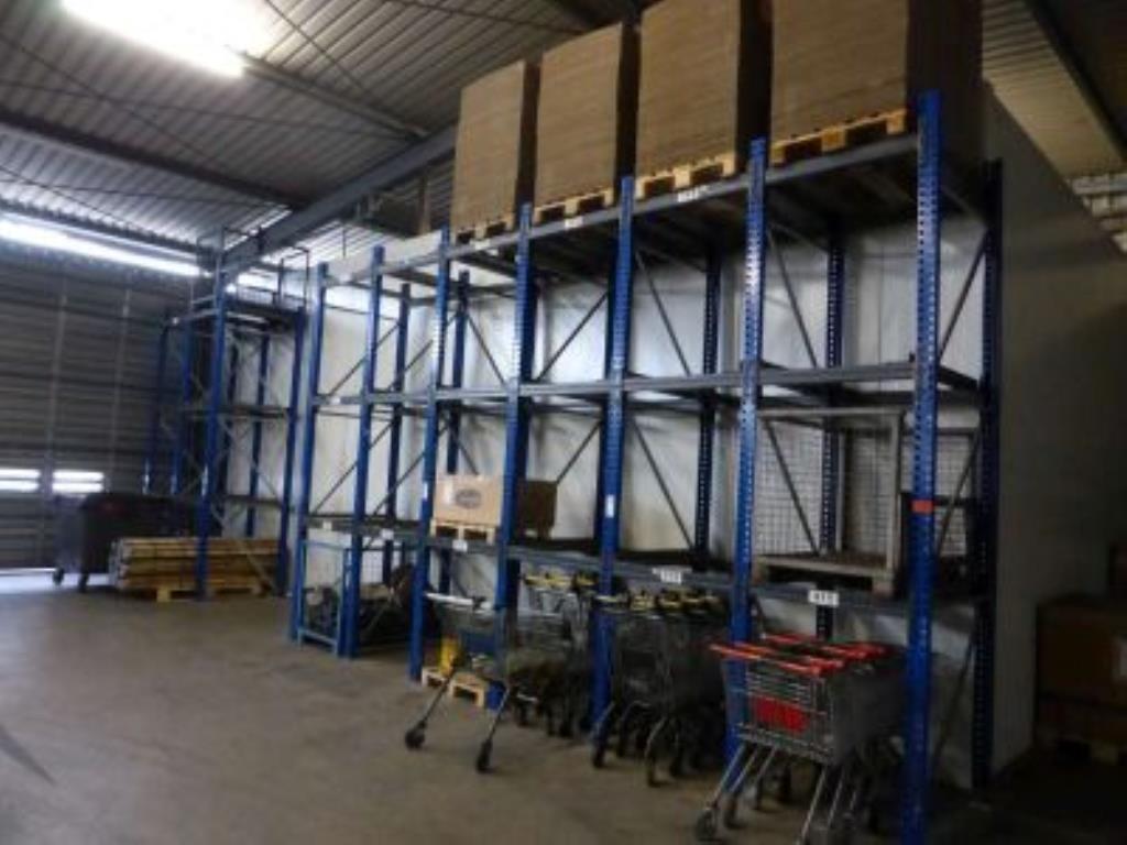 Used 12 lfm. Pallet rack for Sale (Auction Premium) | NetBid Industrial Auctions