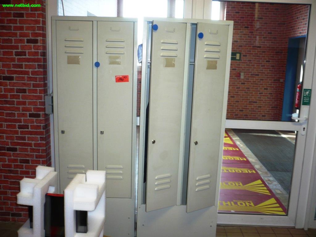 Used 3 Steel lockers for Sale (Auction Premium) | NetBid Industrial Auctions