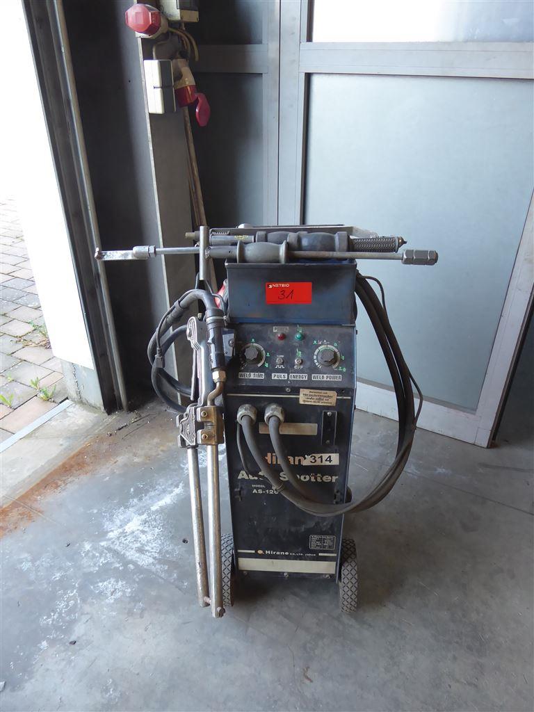 Used Hirane Autospotter AS-120 Stud welder for Sale (Auction