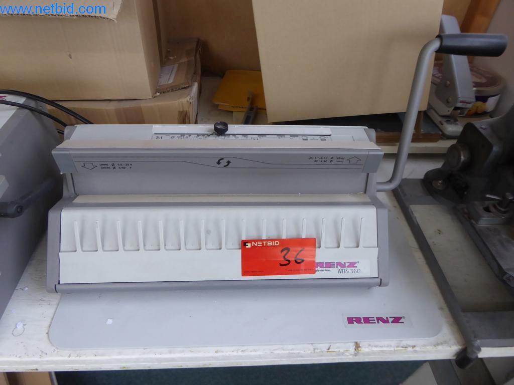 Used Renz WBS360 Binding machine for Sale (Auction Premium) | NetBid Industrial Auctions