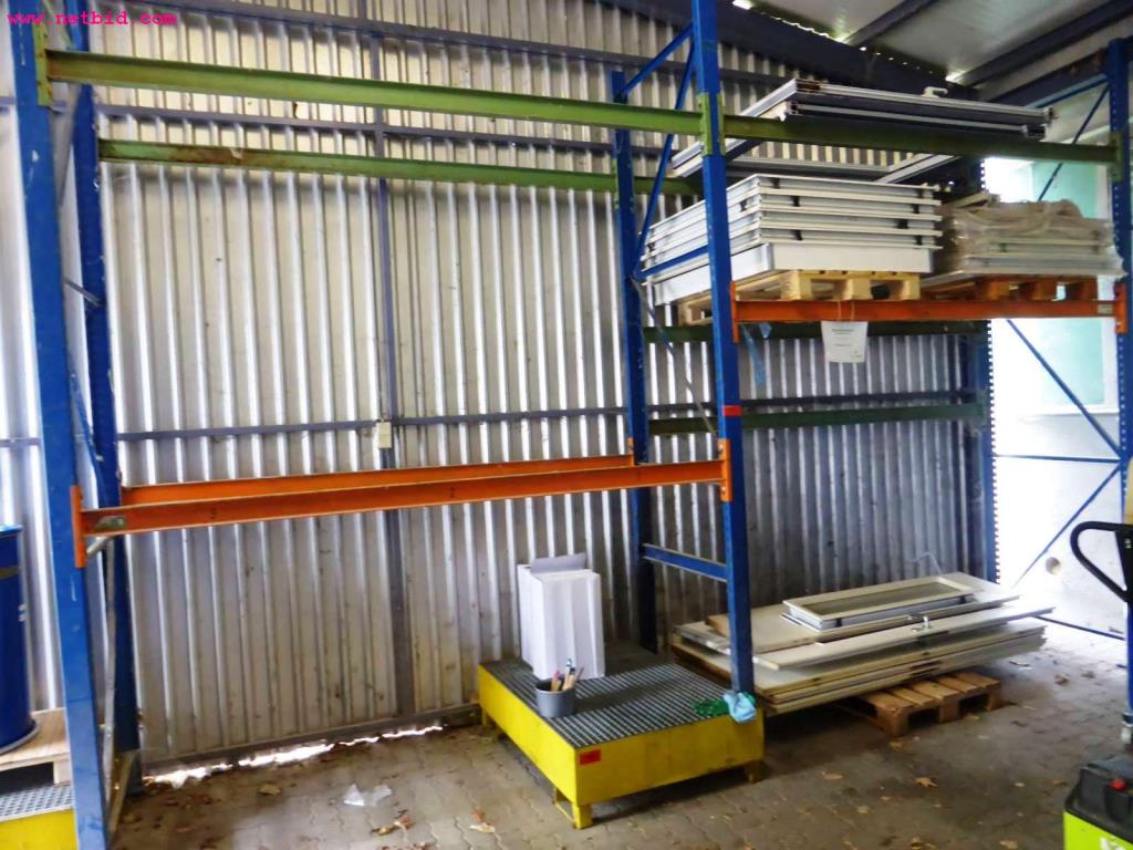 Used 6 lfm. pallet shelf for Sale (Auction Premium) | NetBid Industrial Auctions