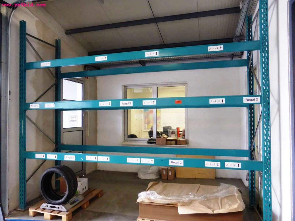 Used 5 lfm. pallet shelf for Sale (Auction Premium) | NetBid Industrial Auctions