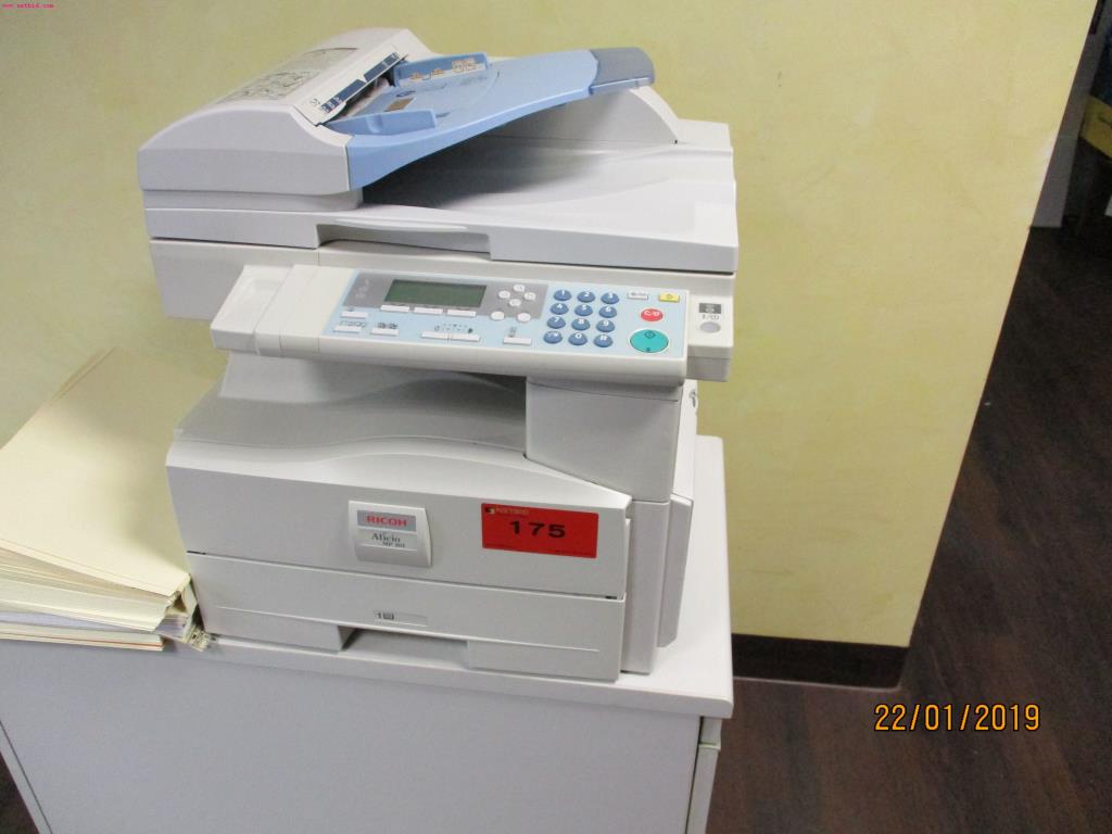 Как подключить к компьютеру ricoh aficio mp161