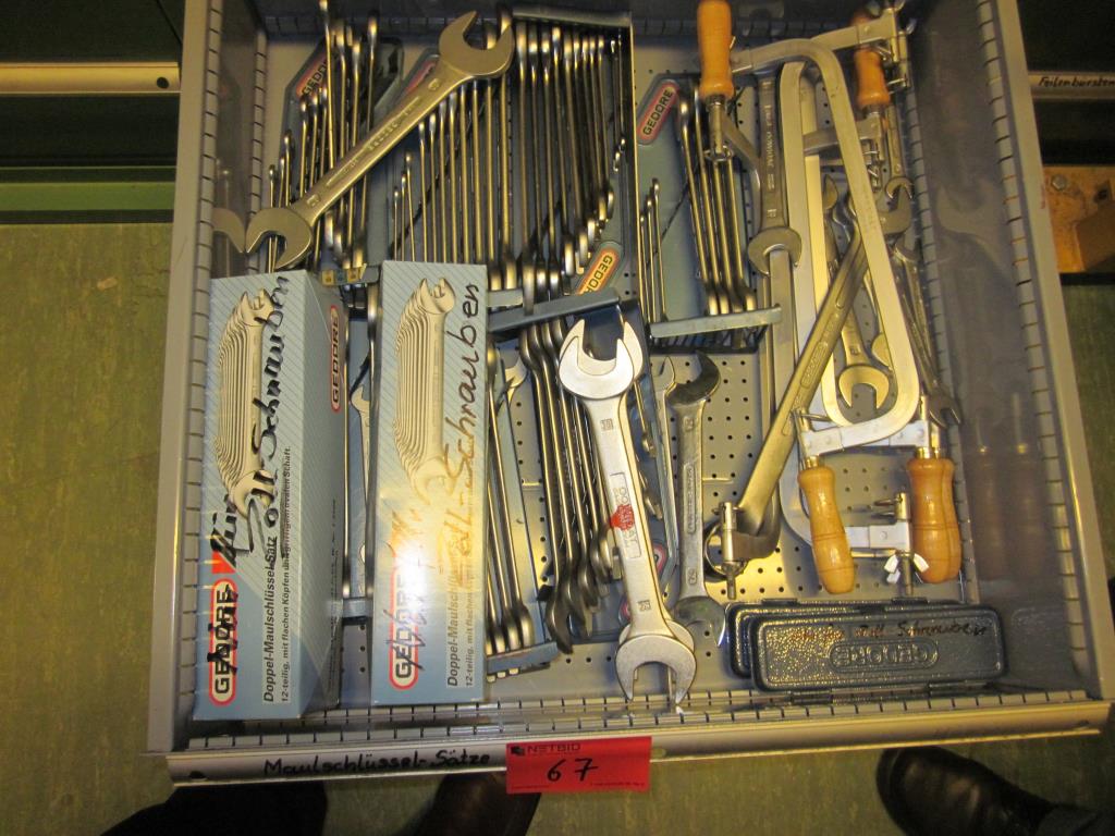 Used 1 Posten  Various open-end wrenches (drawer contents or drawer) for Sale (Auction Premium) | NetBid Industrial Auctions