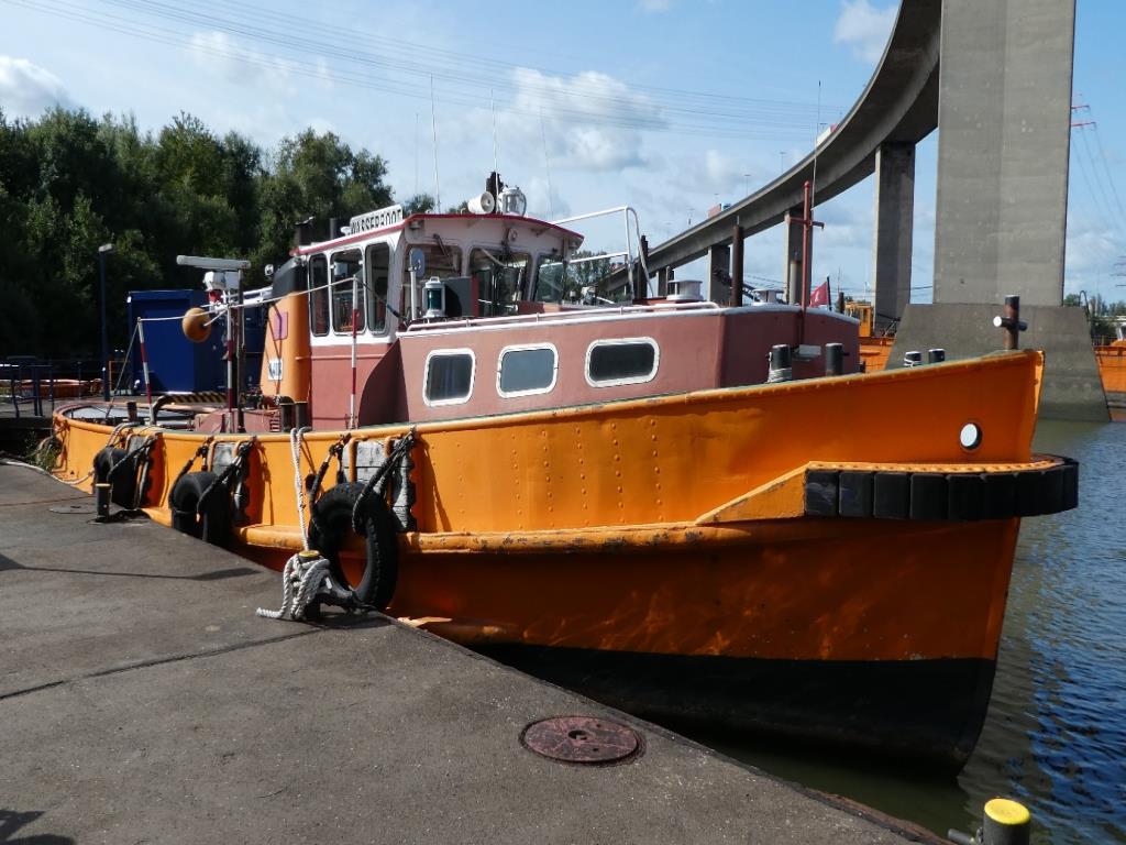 Scheel + Jöhnk Werft, Hamburg Vehículo de remolque portuario "Waterboat" (barco de agua) (Trading Premium) | NetBid España