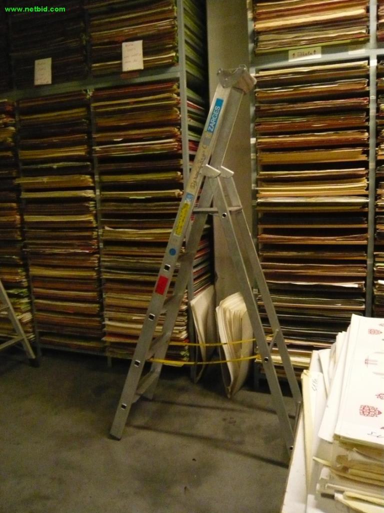 Used Zarges Aluminum stepladder for Sale (Auction Premium) | NetBid Industrial Auctions