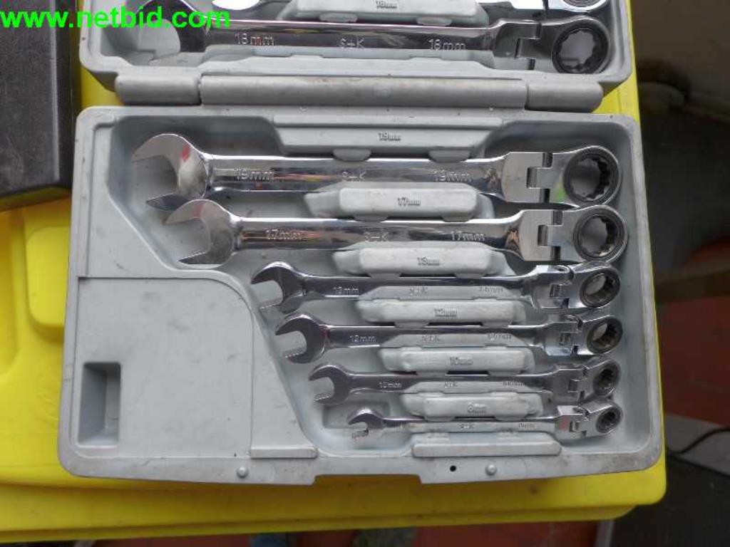 Used Powerfix Open-end/ratchet wrench set for Sale (Auction Premium) | NetBid Industrial Auctions