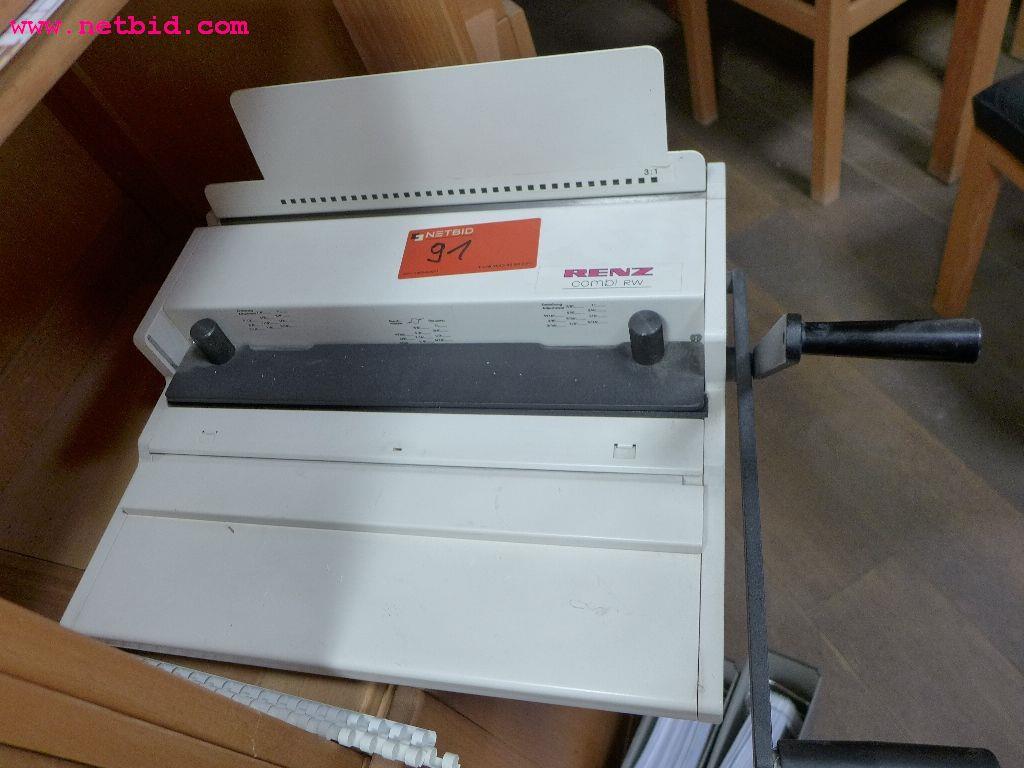 Used Renz combi rw Manual binding machine for Sale (Auction Premium) | NetBid Industrial Auctions