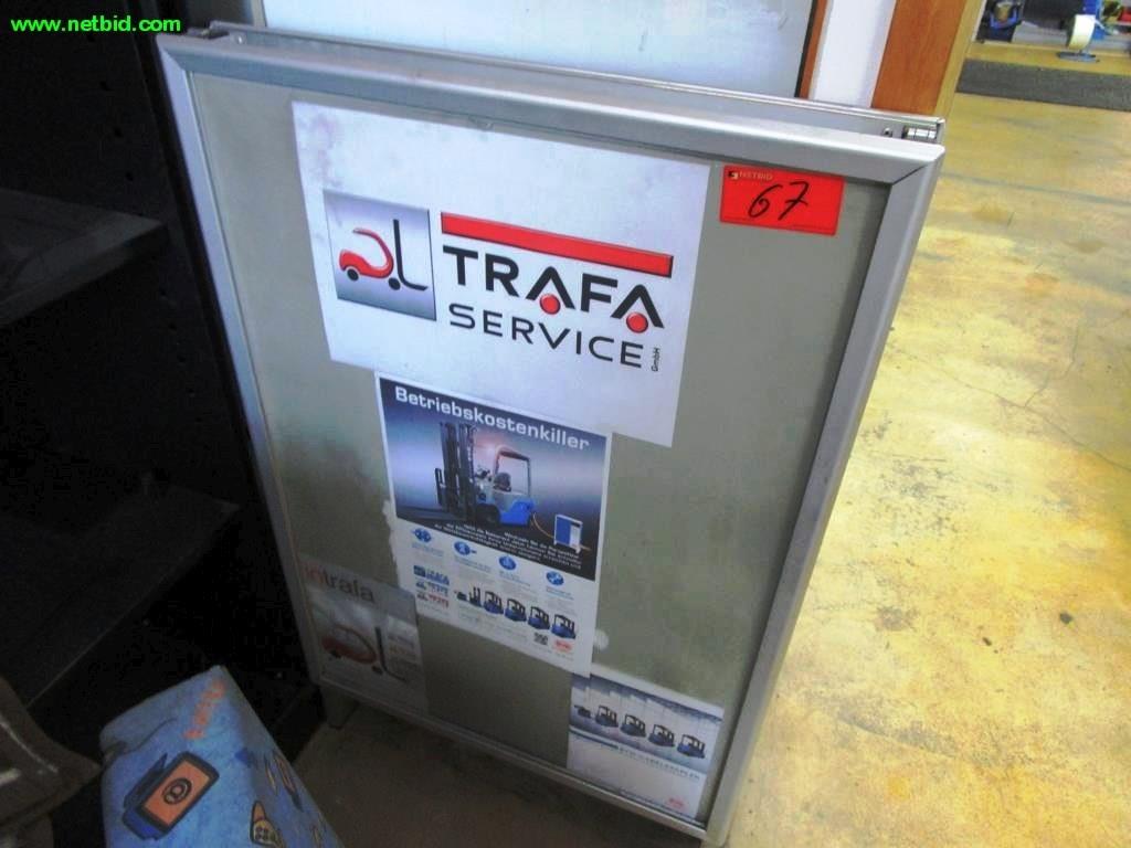 Used Advertising folding sign for Sale (Auction Premium) | NetBid Industrial Auctions